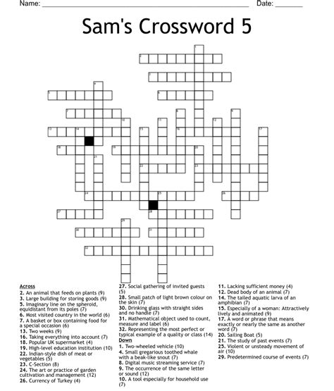sam of sam's club crossword